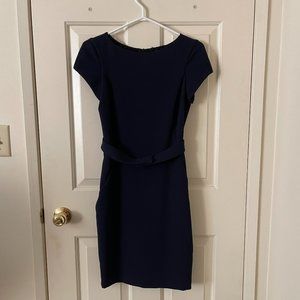ZARA BASIC Navy Blue elegant dress - Size XS